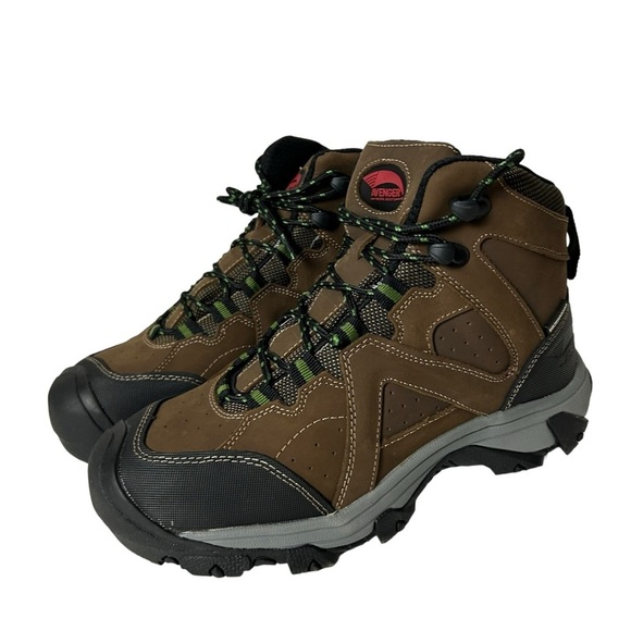 Avenger A7710 Crosscut Leather Steel Toe Work Boots Waterproof Wide Width Men 7W main image 4